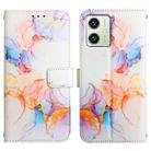 For Motorola Moto G54 PT003 Marble Pattern Flip Leather Phone Case(LS004) - 2