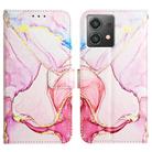 For Motorola Moto G84 PT003 Marble Pattern Flip Leather Phone Case(LS005) - 2