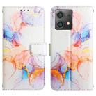 For Motorola Moto G84 PT003 Marble Pattern Flip Leather Phone Case(LS004) - 2