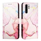 For Huawei P30 Pro PT003 Marble Pattern Flip Leather Phone Case(LS005 Rose Gold) - 2