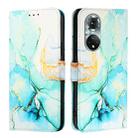 For Huawei nova 9 PT003 Marble Pattern Flip Leather Phone Case(LS003 Green) - 2