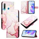 For Huawei Enjoy 9s / P Smart+ 2019 PT003 Marble Pattern Flip Leather Phone Case(LS005 Rose Gold) - 1