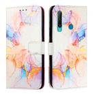 For Huawei Enjoy 9s / P Smart+ 2019 PT003 Marble Pattern Flip Leather Phone Case(LS004 Marble White) - 2