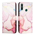 For Huawei Enjoy 20 SE / Y7a / P smart 2021 PT003 Marble Pattern Flip Leather Phone Case(LS005 Rose Gold) - 2