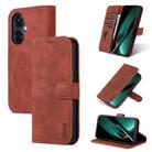 For OPPO K11x AZNS Skin Feel Calf Texture Flip Leather Phone Case(Brown) - 1