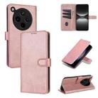 For OPPO Find X8 AZNS Skin Feel Calf Texture Flip Leather Phone Case(Rose Gold) - 1