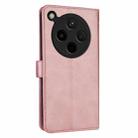 For OPPO Find X8 AZNS Skin Feel Calf Texture Flip Leather Phone Case(Rose Gold) - 3