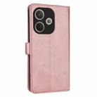 For OPPO A5 Energy / A5 Pro 5G Global AZNS Skin Feel Calf Texture Flip Leather Phone Case(Rose Gold) - 3