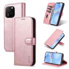 For Huawei P60 / P60 Pro AZNS Skin Feel Calf Texture Flip Leather Phone Case(Rose Gold) - 1