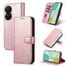 For Huawei Maimang 20 / Enjoy 60 Pro / nova 11i AZNS Skin Feel Calf Texture Flip Leather Phone Case(Rose Gold) - 1