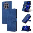 For Huawei Enjoy 60X/nova Y91 AZNS Skin Feel Calf Texture Flip Leather Phone Case(Blue) - 1