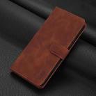 For Huawei nova 12 / nova 13 AZNS Skin Feel Calf Texture Flip Leather Phone Case(Brown) - 2