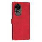 For Huawei nova 12 Pro AZNS Skin Feel Calf Texture Flip Leather Phone Case(Red) - 3