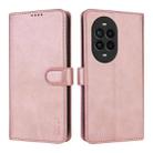 For Huawei nova 13 Pro AZNS Skin Feel Calf Texture Flip Leather Phone Case(Rose Gold) - 2