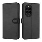 For Huawei nova 13 Pro AZNS Skin Feel Calf Texture Flip Leather Phone Case(Black) - 2