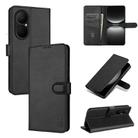 For Huawei Enjoy 80 AZNS Skin Feel Calf Texture Flip Leather Phone Case(Black) - 1