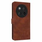 For Honor X60 Pro AZNS Skin Feel Calf Texture Flip Leather Phone Case(Brown) - 3