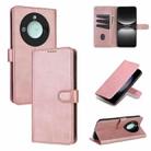 For Honor X60 AZNS Skin Feel Calf Texture Flip Leather Phone Case(Rose Gold) - 1