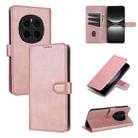 For Honor Magic7 Pro AZNS Skin Feel Calf Texture Flip Leather Phone Case(Rose Gold) - 1