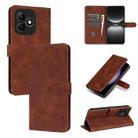 For Honor X60i AZNS Skin Feel Calf Texture Flip Leather Phone Case(Brown) - 1