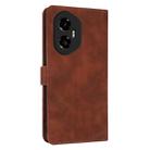 For Honor 300 AZNS Skin Feel Calf Texture Flip Leather Phone Case(Brown) - 3