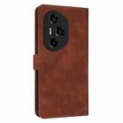 For Honor 300 Ultra AZNS Skin Feel Calf Texture Flip Leather Phone Case(Brown) - 3