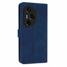 For Honor 300 Ultra AZNS Skin Feel Calf Texture Flip Leather Phone Case(Blue) - 3