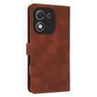 For Honor X70i AZNS Skin Feel Calf Texture Flip Leather Phone Case(Brown) - 3