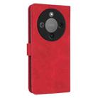 For Honor X70 5G AZNS Skin Feel Calf Texture Flip Leather Phone Case(Red) - 3