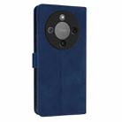 For Honor X70 5G AZNS Skin Feel Calf Texture Flip Leather Phone Case(Blue) - 3