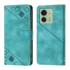 For Motorola Edge 40 5G / Edge 2023 US Skin Feel Embossed Leather Phone Case(Green) - 2