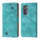 For Motorola Edge 2022 / Edge 5G UW 2022 Skin Feel Embossed Leather Phone Case(Green) - 2