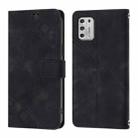 For Motorola Moto G Stylus 4G 2021 Skin Feel Embossed Leather Phone Case(Black) - 2