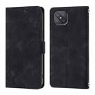 For OPPO A92s Skin-feel Embossed Leather Phone Case(Black) - 2