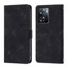 For OPPO A57 4G / A77 4G Global Skin-feel Embossed Leather Phone Case(Black) - 2