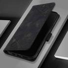 For OPPO A53s 4G / A33 2020 4G Skin-feel Embossed Leather Phone Case(Black) - 2