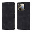 For OPPO A5 Pro 5G Global Skin-feel Embossed Leather Phone Case(Black) - 2