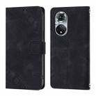 For Huawei Nova 9 Skin Feel Embossed Leather Phone Case(Black) - 2