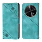 For Huawei Nova 12i Global Skin Feel Embossed Leather Phone Case(Green) - 2