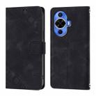 For Huawei Nova 12s Global Skin Feel Embossed Leather Phone Case(Black) - 2