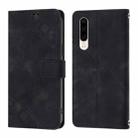 For Huawei P30 Skin Feel Embossed Leather Phone Case(Black) - 2