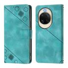 For Huawei nova 14 5G Skin Feel Embossed Leather Phone Case(Green) - 3