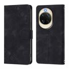 For Huawei nova 14 5G Skin Feel Embossed Leather Phone Case(Black) - 3