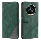 For Realme 13 Pro / 13 Pro+ Skin Feel Splicing Leather Phone Case(Green) - 2