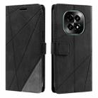 For Realme V60 5G Skin Feel Splicing Leather Phone Case(Black) - 2