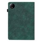 For Xiaomi Redmi Pad SE 8.7 Peacock Embossed Pattern Leather Tablet Case(Green) - 3