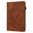 For Xiaomi Redmi Pad Pro 12.1 Peacock Embossed Pattern Leather Tablet Case(Brown) - 2