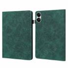 For Xiaomi Redmi Pad Pro 12.1 Peacock Embossed Pattern Leather Tablet Case(Green) - 1