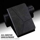 For Xiaomi Redmi Pad Pro 12.1 Solid Color Stripe Embossed Leather Tablet Case(Black) - 2