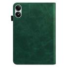 For Xiaomi Redmi Pad Pro 12.1 Solid Color Stripe Embossed Leather Tablet Case(Green) - 3